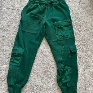 IVY PARK Green Joggers with Elastic Waistband